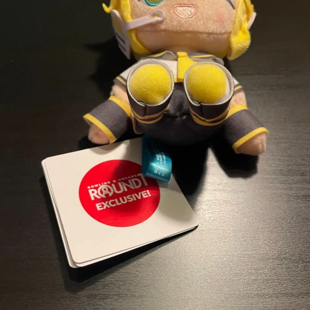KAGAMINE LEN Hatsune Miku x Round 1 Exclusive Vocaloid Collab Medium Plush 7